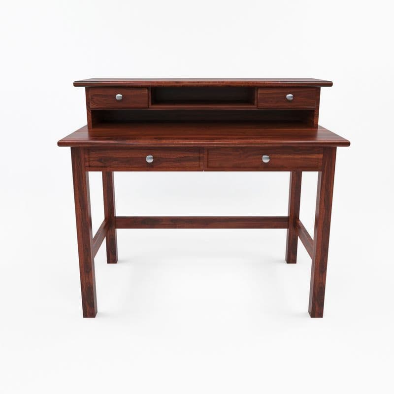 Solid Sheesham Wooden Study Table & Desk with Drawer for Office and Home | Wooden Computer Laptop Table | Reading & Writing | Laptop Desk(Honey) - image 5