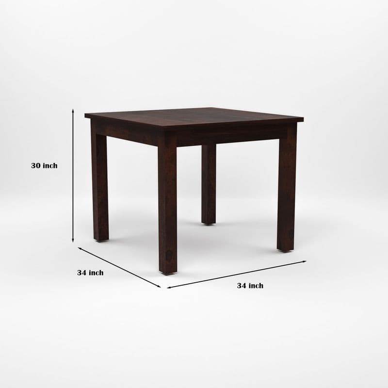 Solid Sheesham Wood 4 Seater Dining Table Set with Cushioned Chairs for Dining Room | Living Room | Home & Office | Wooden Dining Table for Hotels Restaurant (4 Seater, Walnut) - image 12