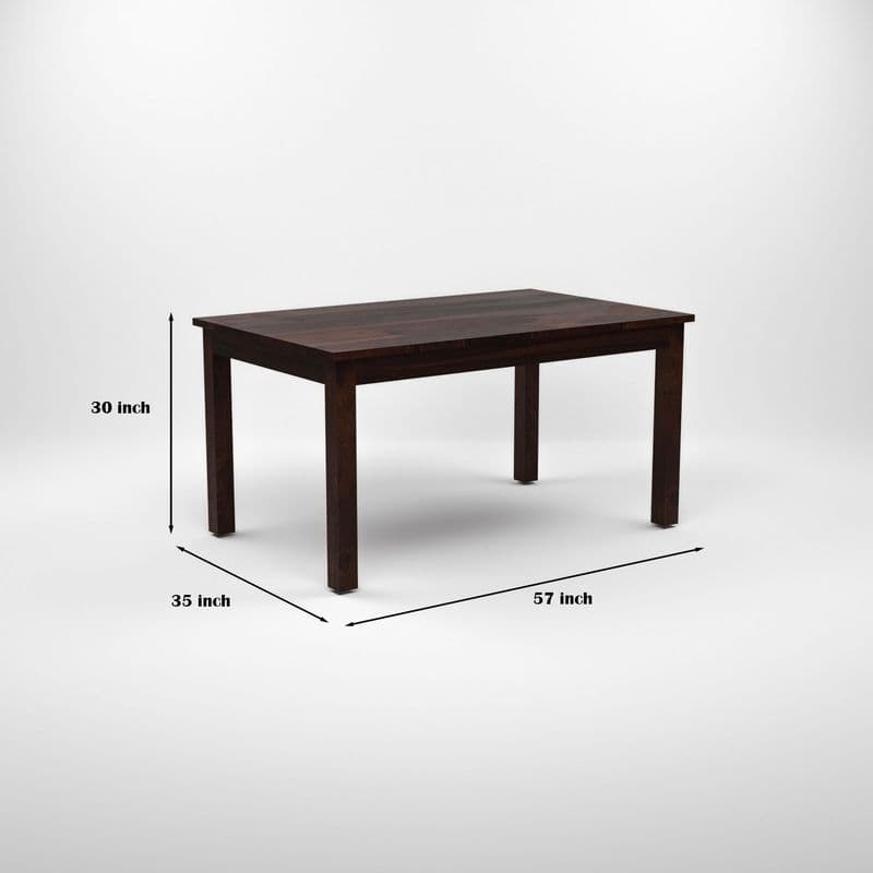 Solid Sheesham Wood 6 Seater Dining Table Set with Cushioned Chairs for Dining Room | Living Room | Home & Office | Wooden Dining Table for Hotels Restaurant (6 Seater, Walnut A) - image 13