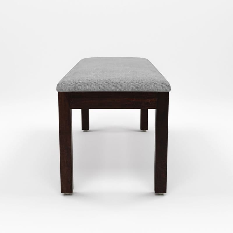 Solid Sheesham Wood 4 Chair with 1 Bench Dining Table Set with Cushioned Chairs for Dining Room | Living Room | Home & Office | Hotels Restaurant (6 Seater with Bench, Walnut) - image 9