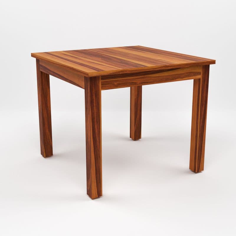 Solid Sheesham Wood 2 Seater Dining Table Set with Cushioned Chairs for Dining Room | Living Room | Home & Office | Wooden Dining Table for Hotels Restaurant (2 Seater, Walnut) - image 7