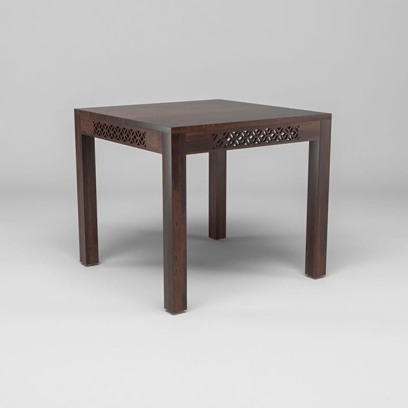 Solid Sheesham Wood 4 Seater Dining Table Set with Cushioned Chairs for Dining Room | Living Room | Home & Office | Hotels Restaurant & Cafe (4 Seater, Walnut A) - image 8