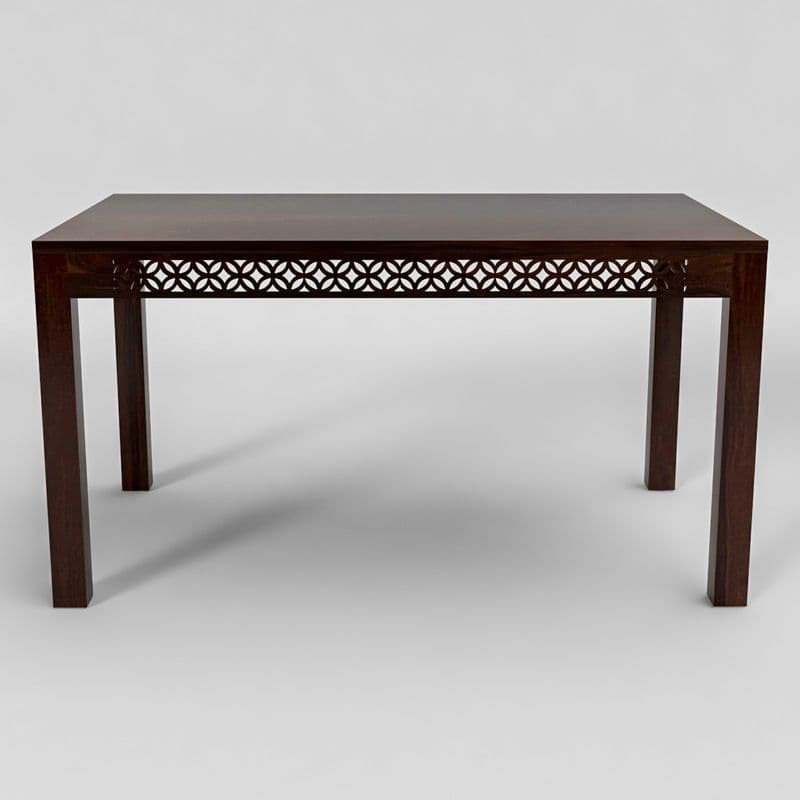 Solid Sheesham Wood 6 Seater Dining Table Set with Cushioned Chairs for Dining Room | Living Room | Home & Office | Hotels Restaurant & Cafe (6 Seater, Walnut A) - image 7