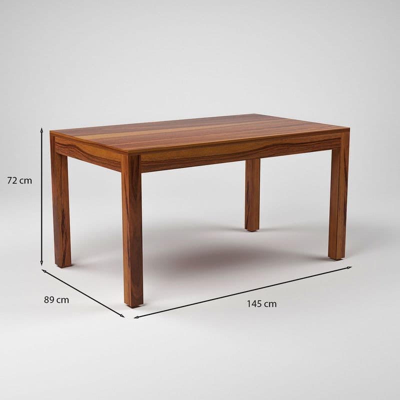 Solid Sheesham Wood 6 Seater Dining Table Set with Cushioned Chairs for Dining Room | Living Room | Home & Office | Hotels Restaurant & Cafe (6 Seater, Honey B) - image 7