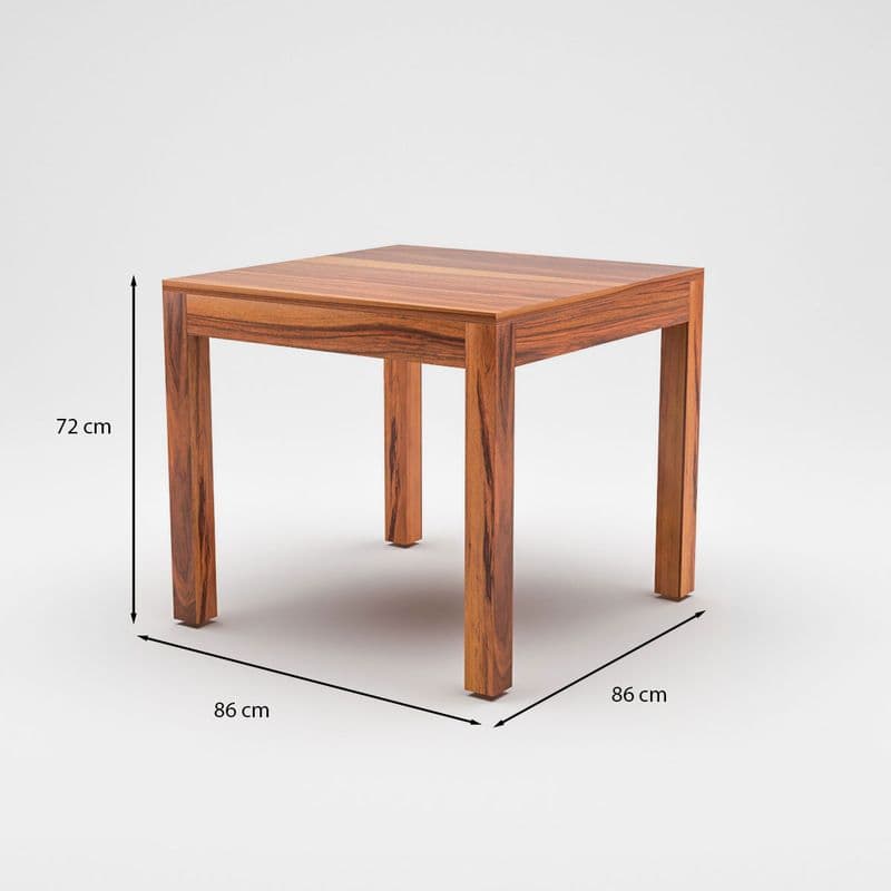 Solid Sheesham Wood 3 Chair with 1 Bench Dining Table Set with Cushioned Chairs for Dining Room | Living Room | Home & Office | Hotels (4 Seater with Bench, Honey) - image 5