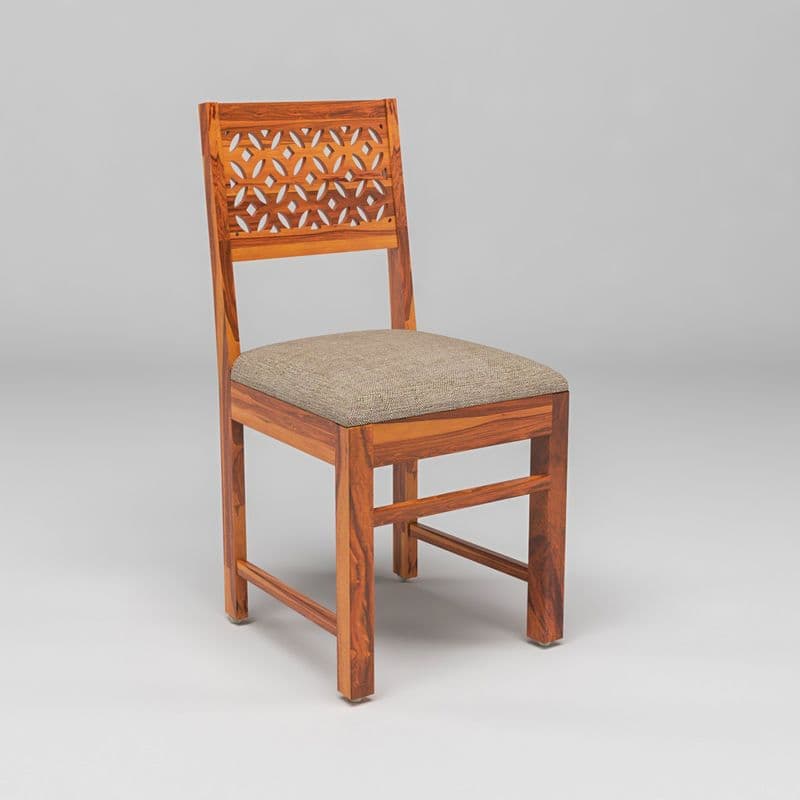 Sheesham Wood 2 Chair with 1 Bench Dining Table Set with Cushioned Chairs for Dining Room | Living Room | Hotels Restaurant (4 Seater with Bench, Honey A) - image 2