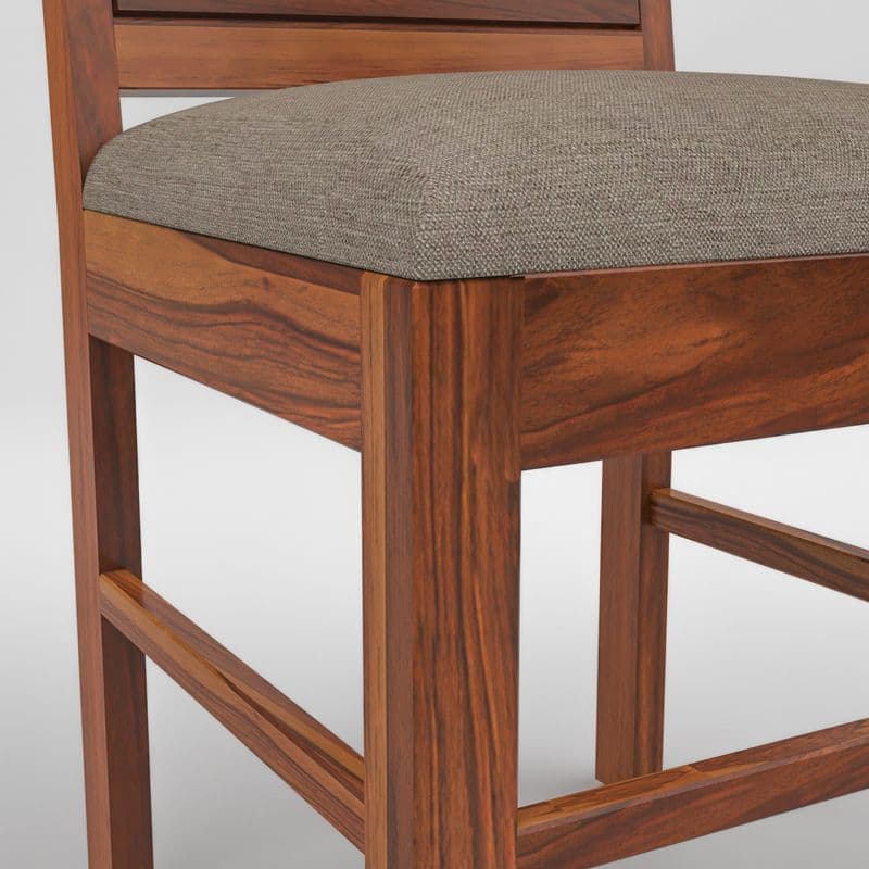 Solid Sheesham Wood 4 Seater Dining Set Dining Table Set with Cushioned Chairs for Dining Room | Living Room | Home & Office | Hotels Restaurant (4 Seater, Honey E) - image 4