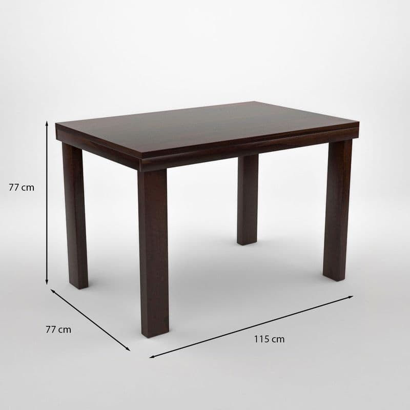 Solid Sheesham Wood 4 Seater Dining Table Set with Cushioned Chairs for Dining Room | Living Room | Home & Office | Hotels Restaurant & Cafe (4 Seater, Walnut E) - image 8