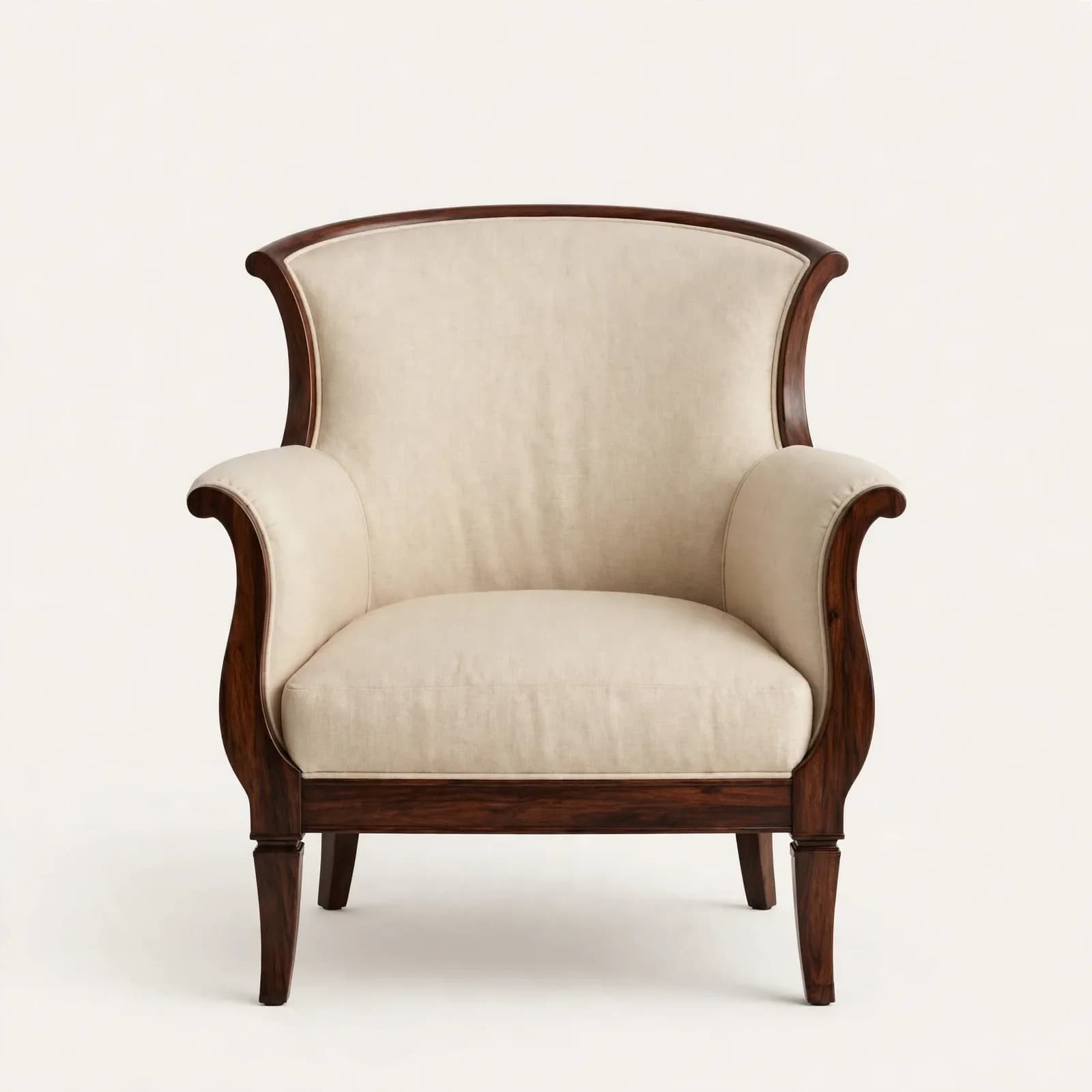Sleigh Classic Sheesham Wood Bedroom Chair