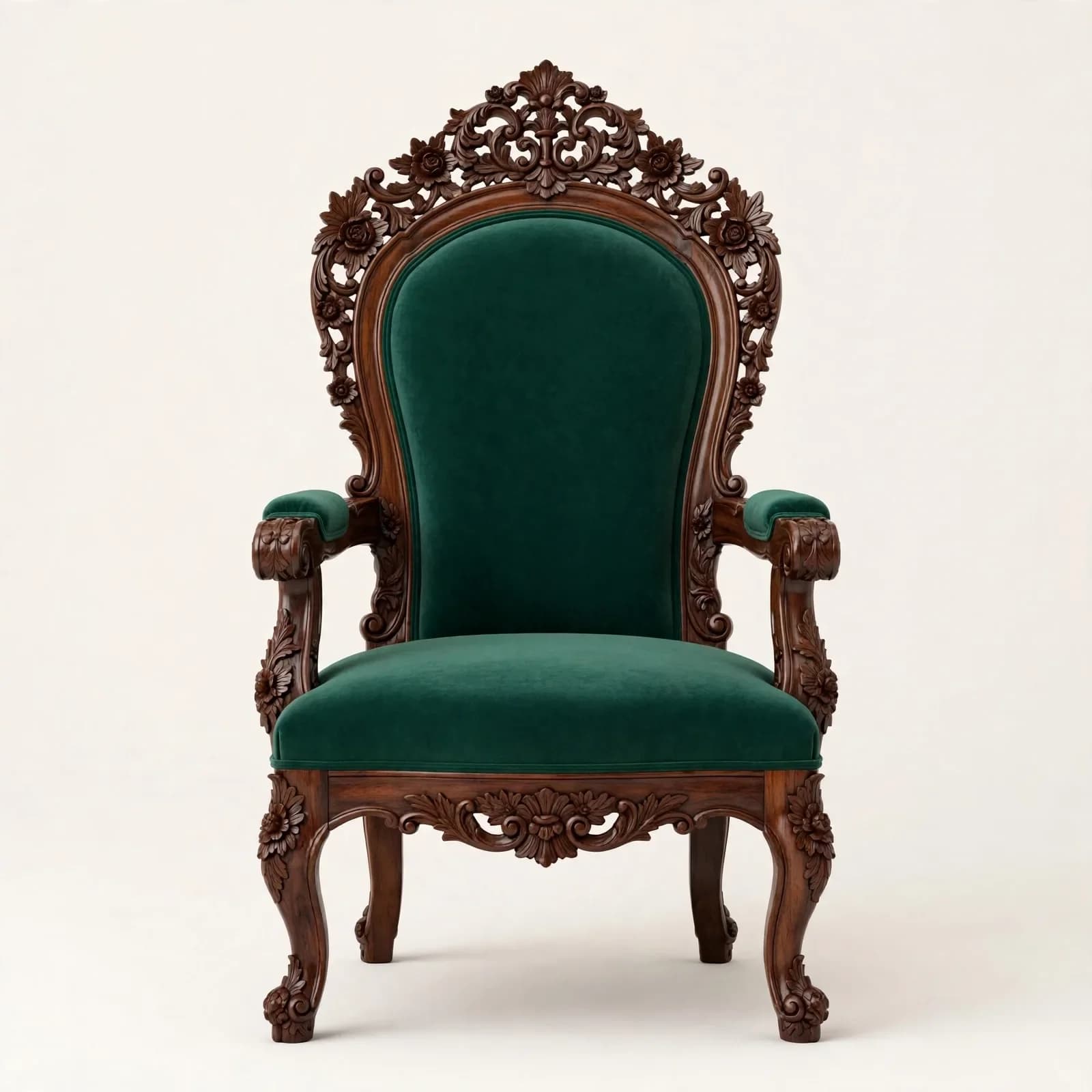Royal Victorian Classic Sheesham Wood Dining Armchair