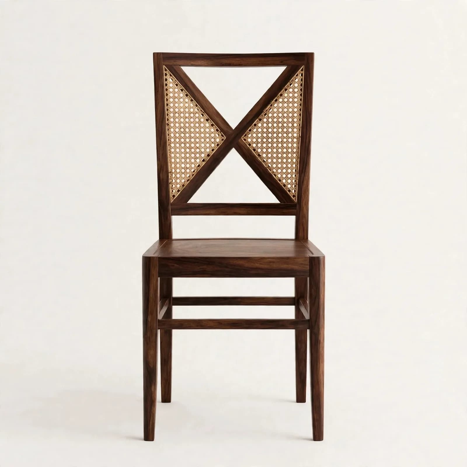 X Back Classic Sheesham Wood Dining Chair