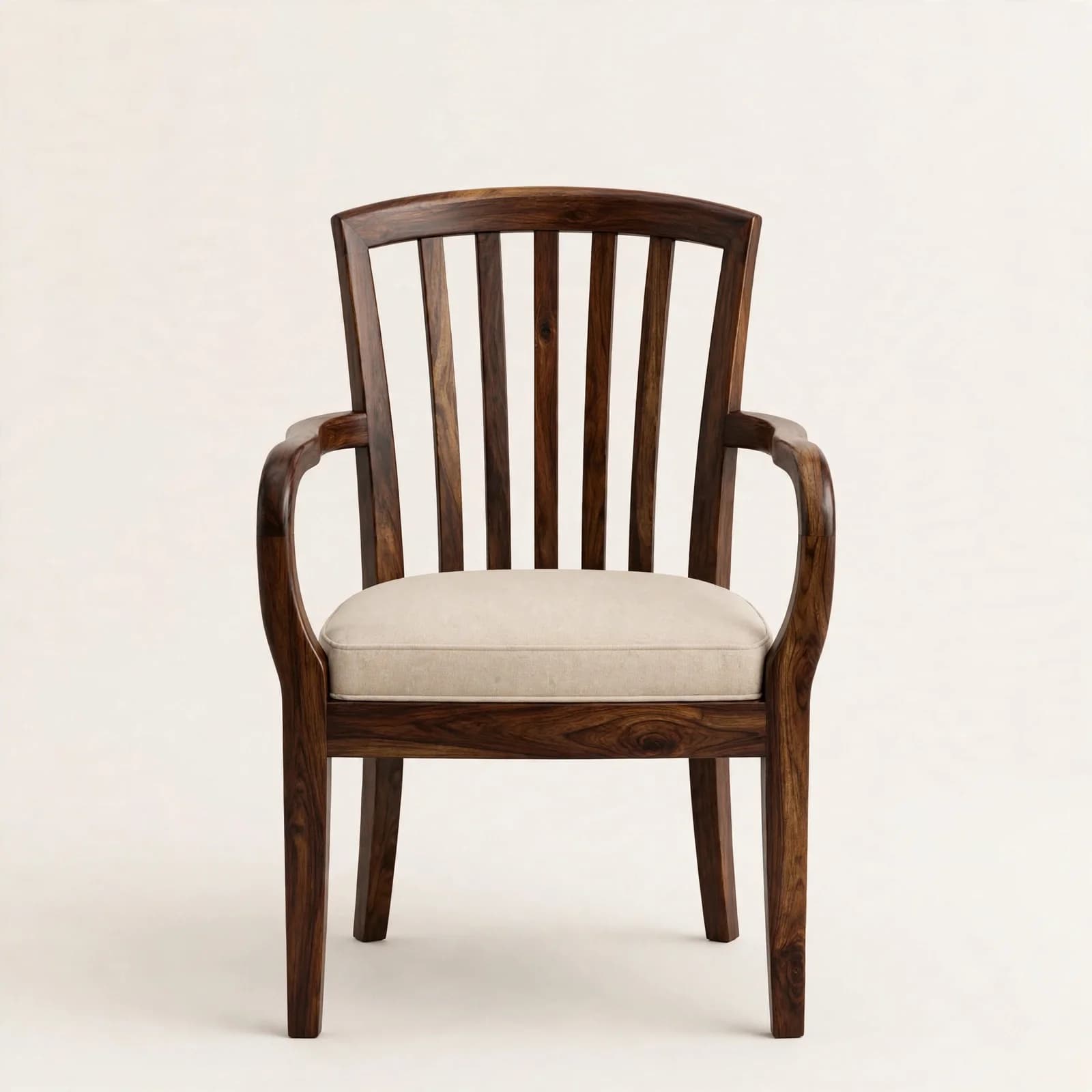 Armchair Classic Sheesham Wood Dining Chair