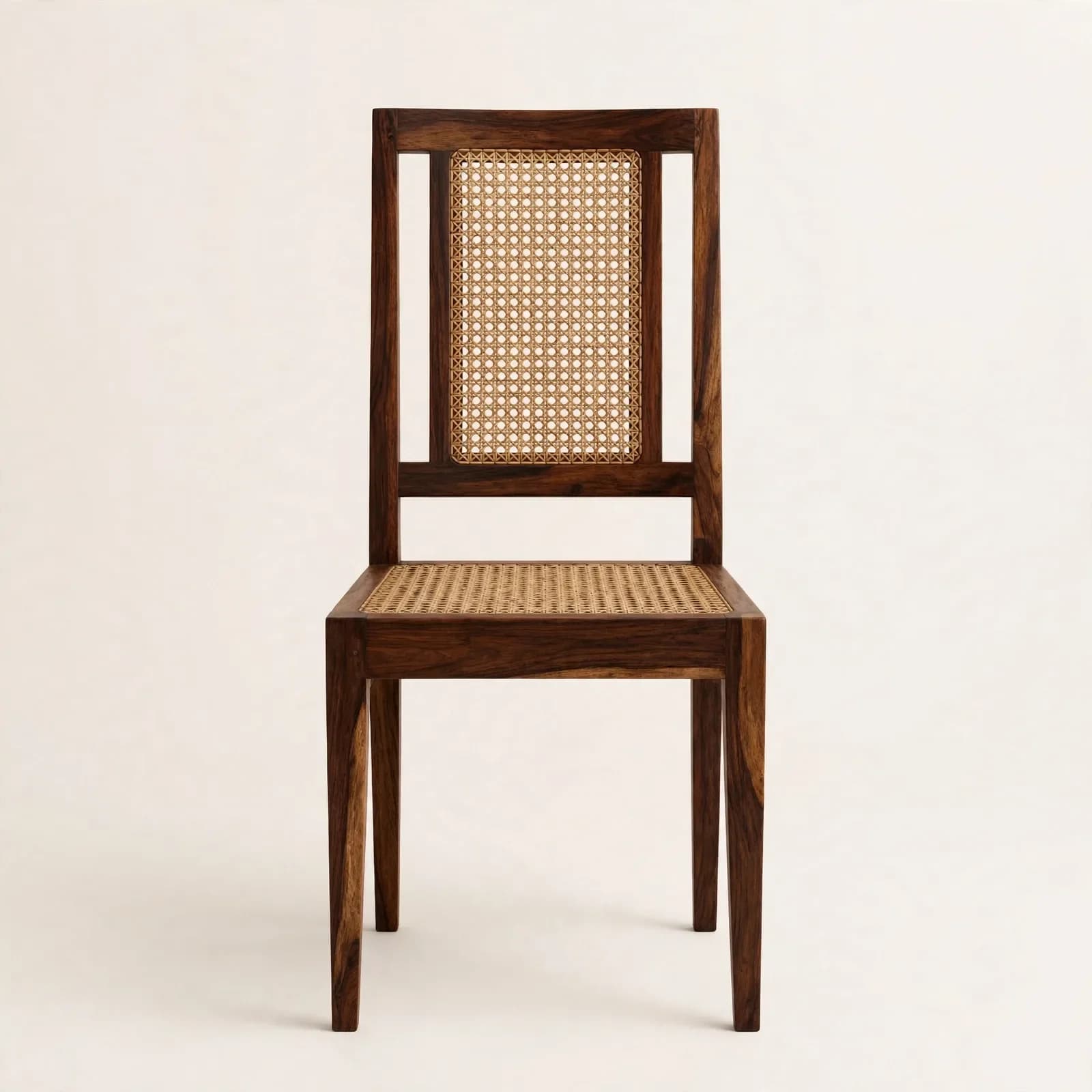 Back Classic Sheesham Wood Dining Chair