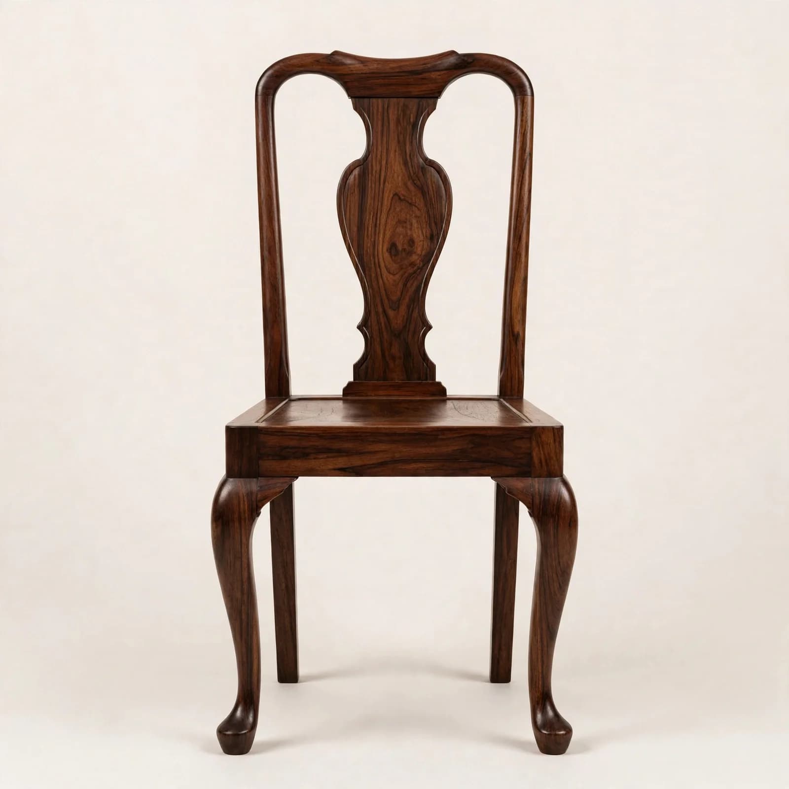 Queen Anne Classic Sheesham Wood Dining Chair