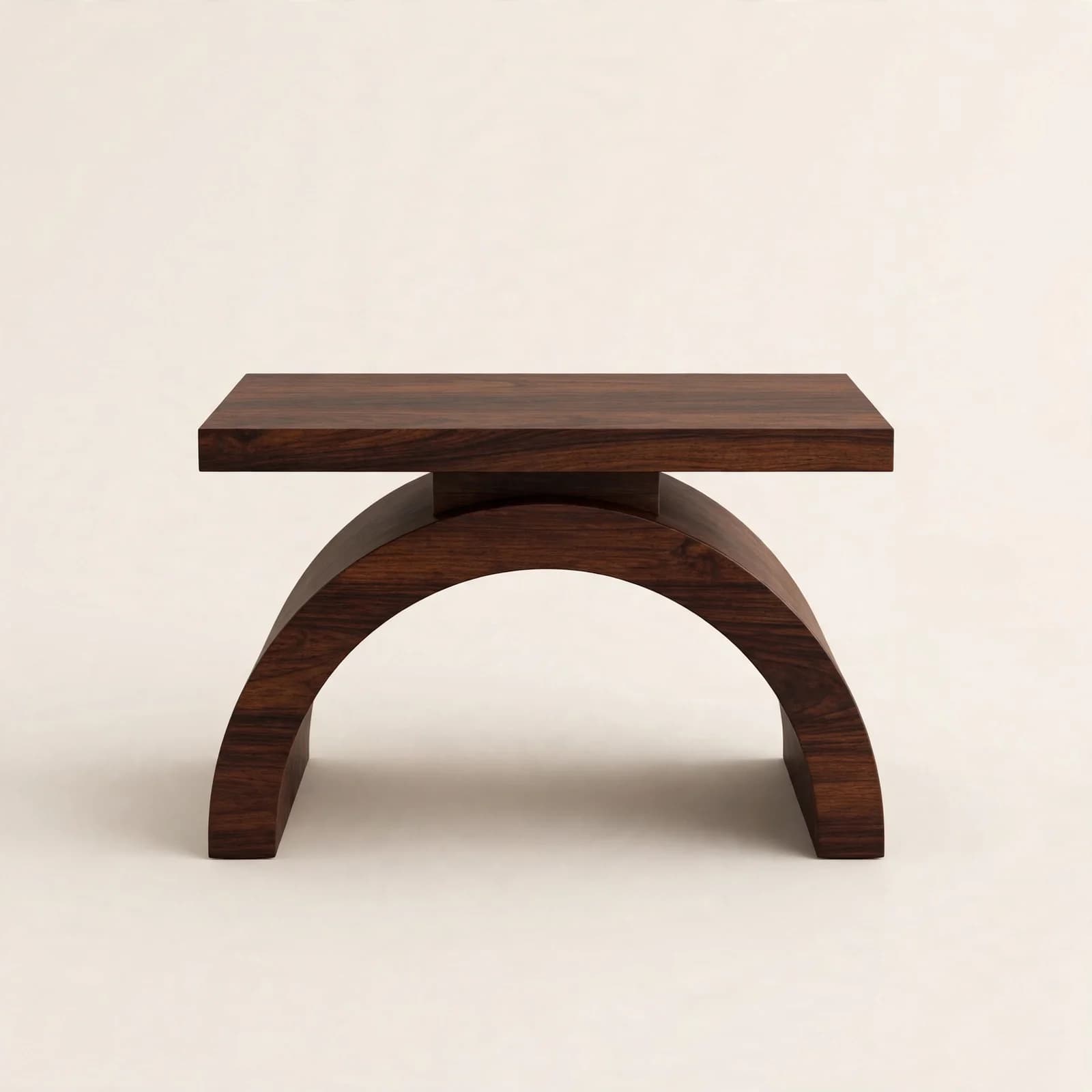 Bridge Modern Sheesham Wood Side Table