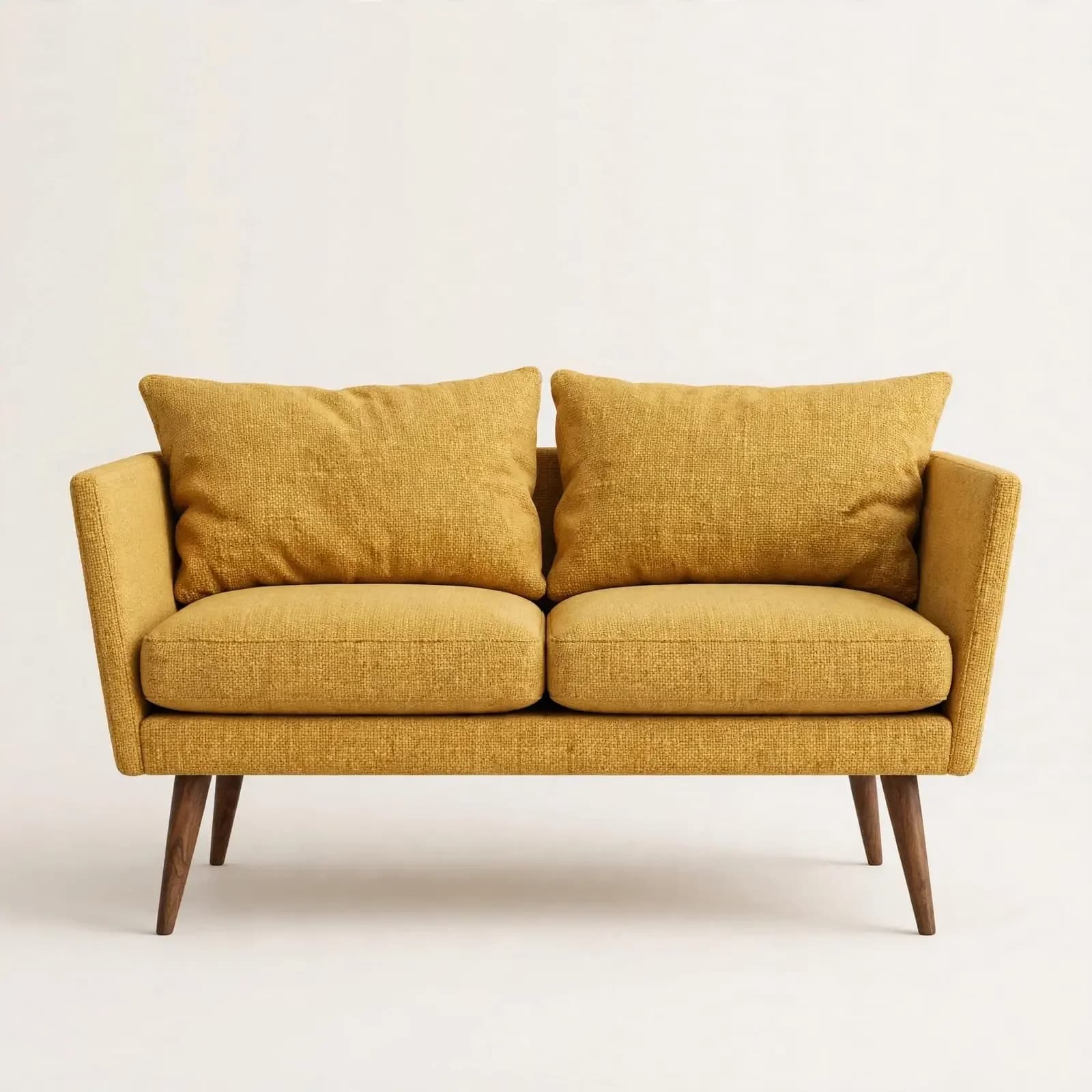 Midcentury Classic Sheesham Wood 2 Seater Sofa