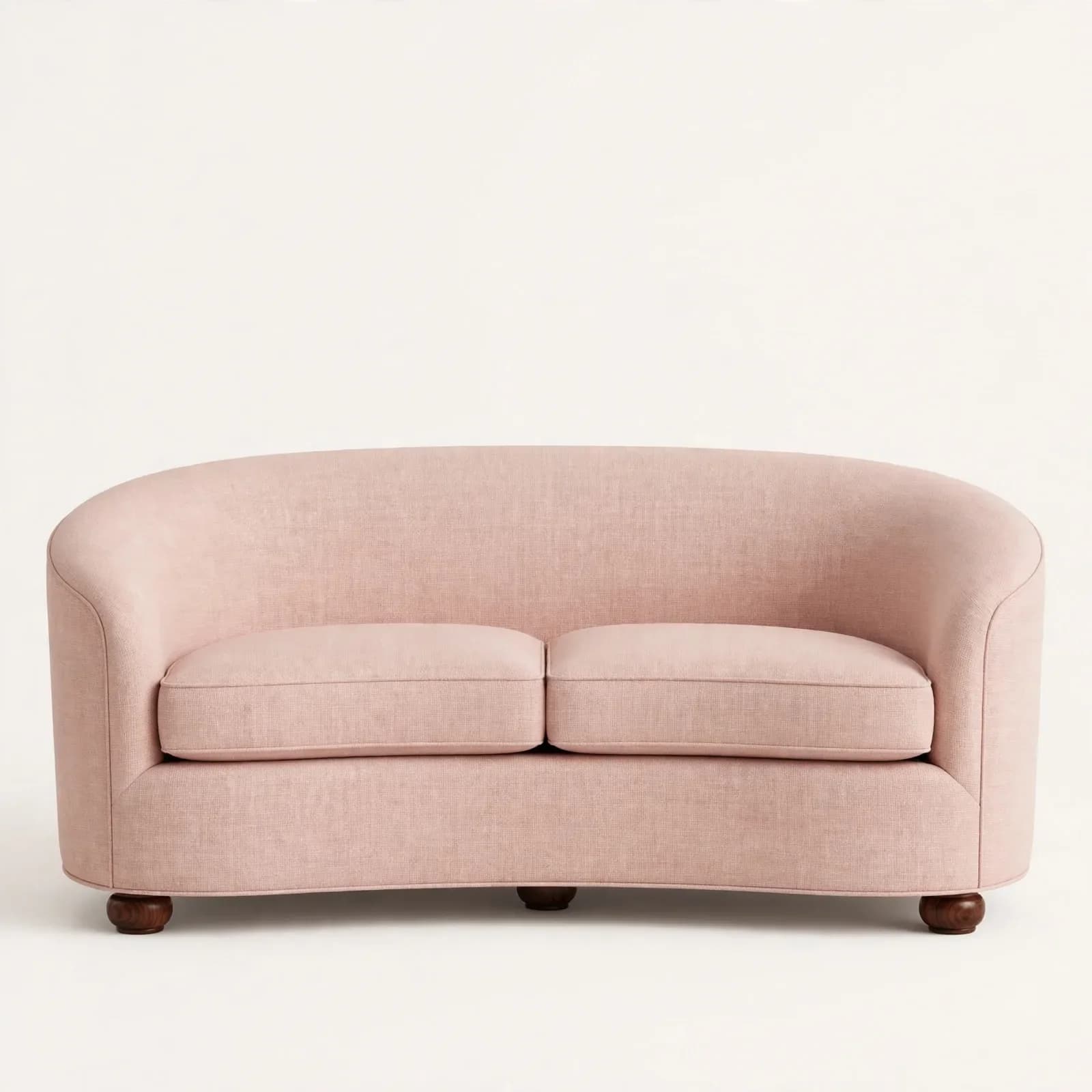 Barrel Designer Sheesham Wood 2 Seater Sofa