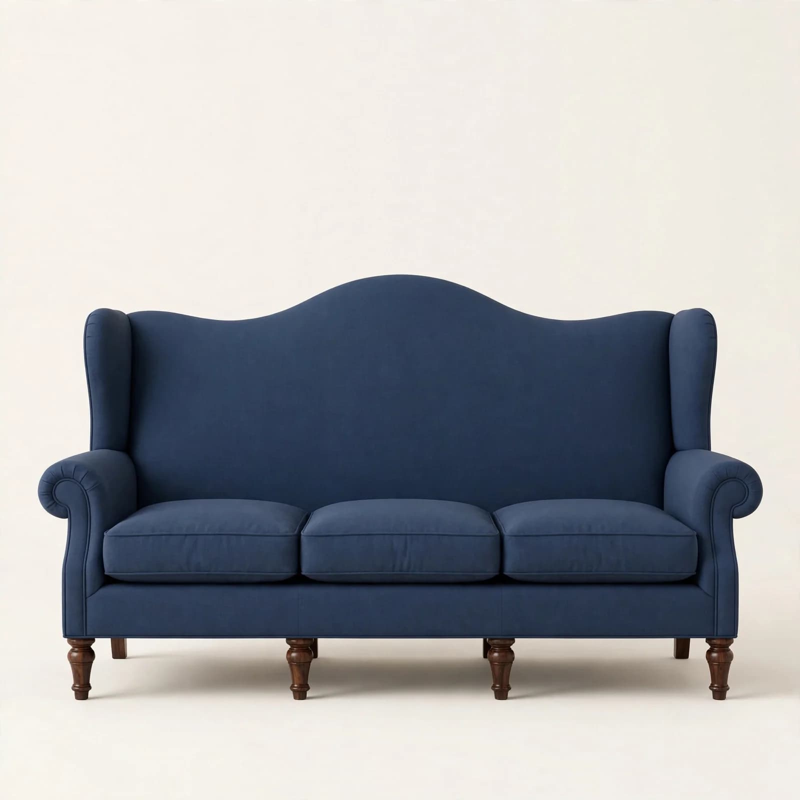 Camelback Classic Sheesham Wood 3 Seater Sofa