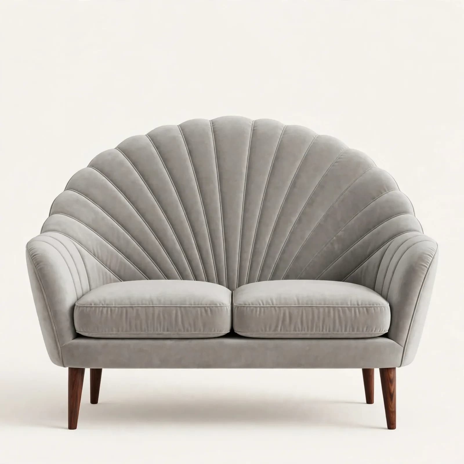 Shell Designer Sheesham Wood 2 Seater Sofa