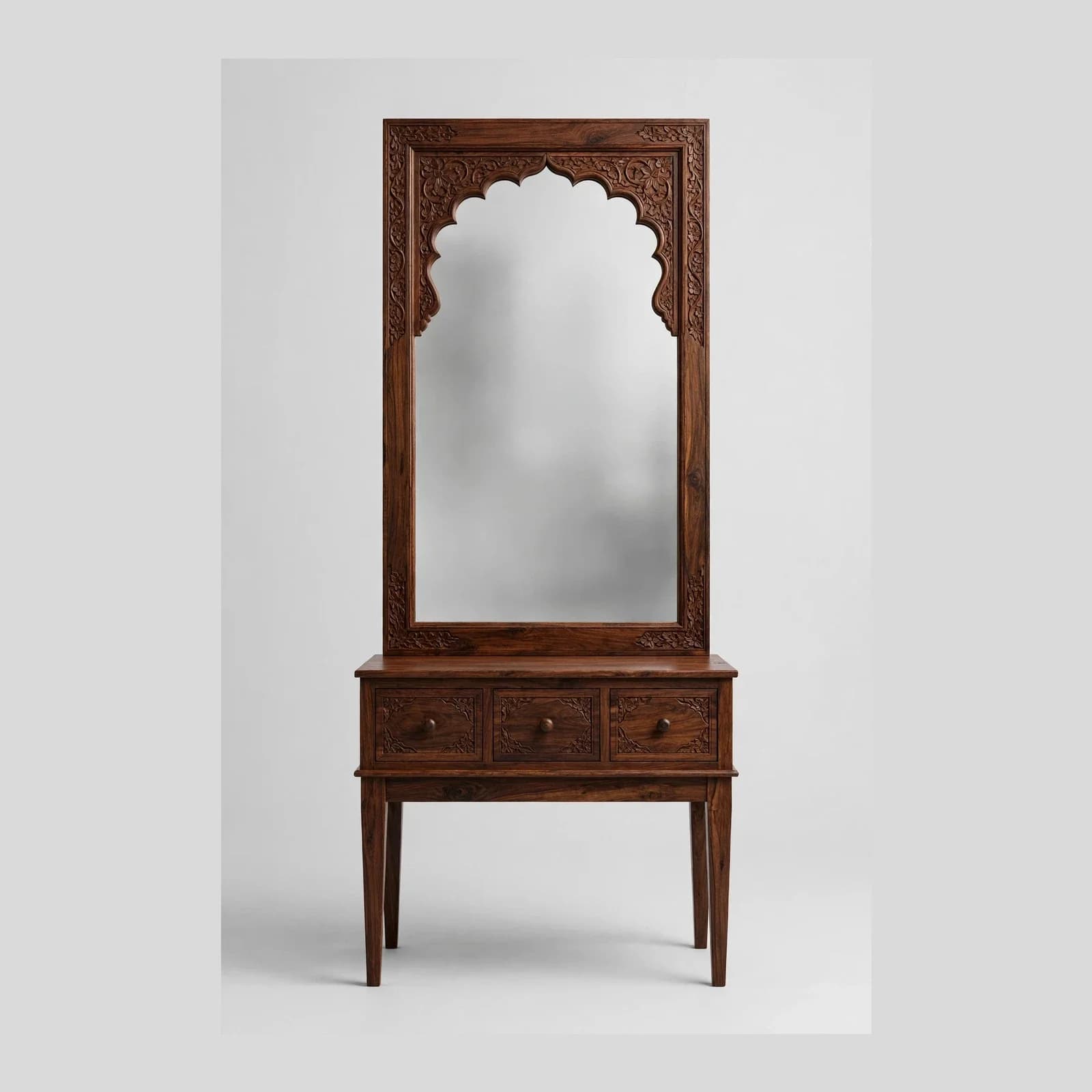 Jharokha Sheesham Wood Dressing Table