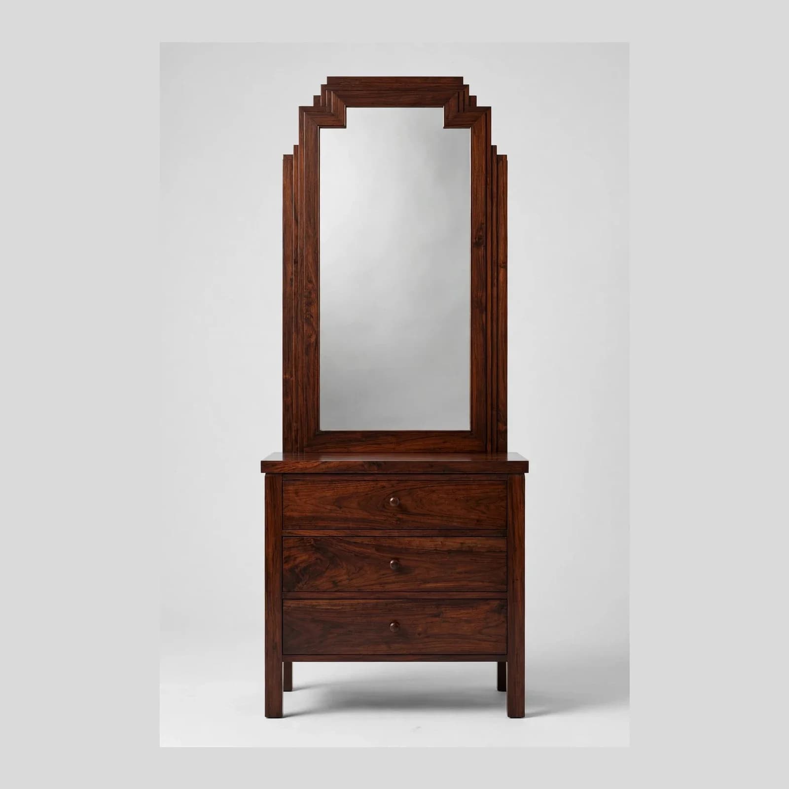Art Deco Sheesham Wood Dressing Table