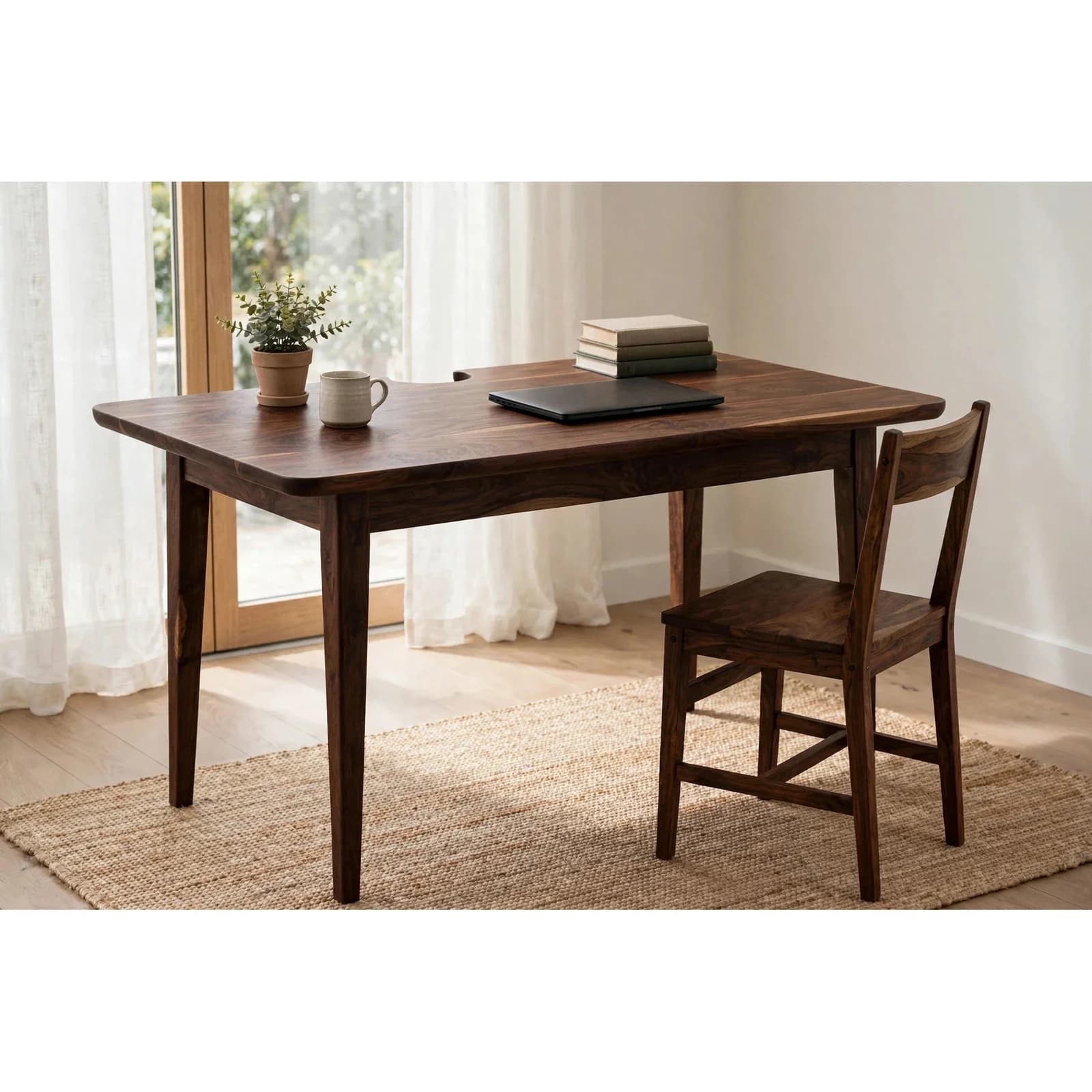 Vega Sheesham Wood Writing Desk